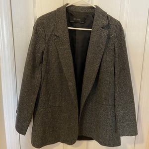 Zara Basic Charcoal Jacket (Size M)